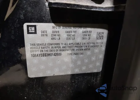 2017 Cadillac Cts Premium Luxury from USA, damaged, VIN 1G6AY5SS3H0142608